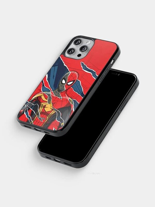 Macmerise Phone Case | Compatible with iPhone 13 Pro Max Back Cover Case | Design All 3 Spidey | 360 Degree Protection | Protective Mobile Cover | iPhone 13 Pro Max Phone with Camera Protection - Image 4