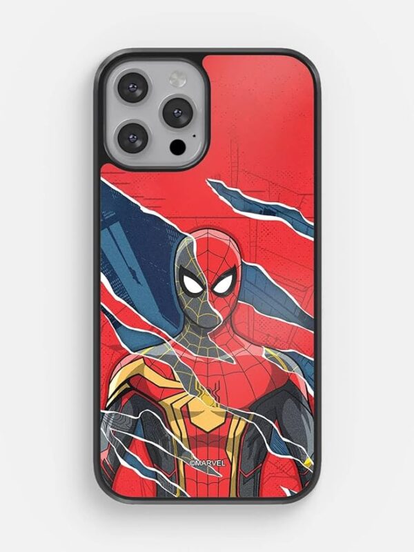 Macmerise Phone Case | Compatible with iPhone 13 Pro Max Back Cover Case | Design All 3 Spidey | 360 Degree Protection | Protective Mobile Cover | iPhone 13 Pro Max Phone with Camera Protection