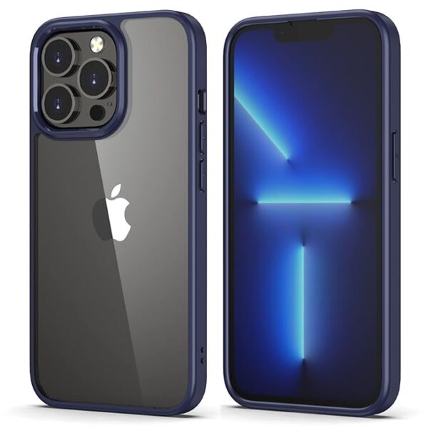BOUNCEBACK Transparent Back Cover Case for Apple iPhone 13 Pro
