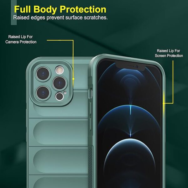 Amazon Brand - Solimo Silicone Mobile Cover for Apple iPhone 12 Pro - Image 5