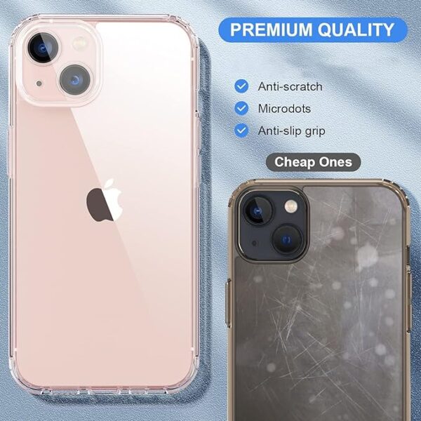 Amozo Ultra Hybrid Camera and Drop Protection Back Cover Case for iPhone 13 - Image 6